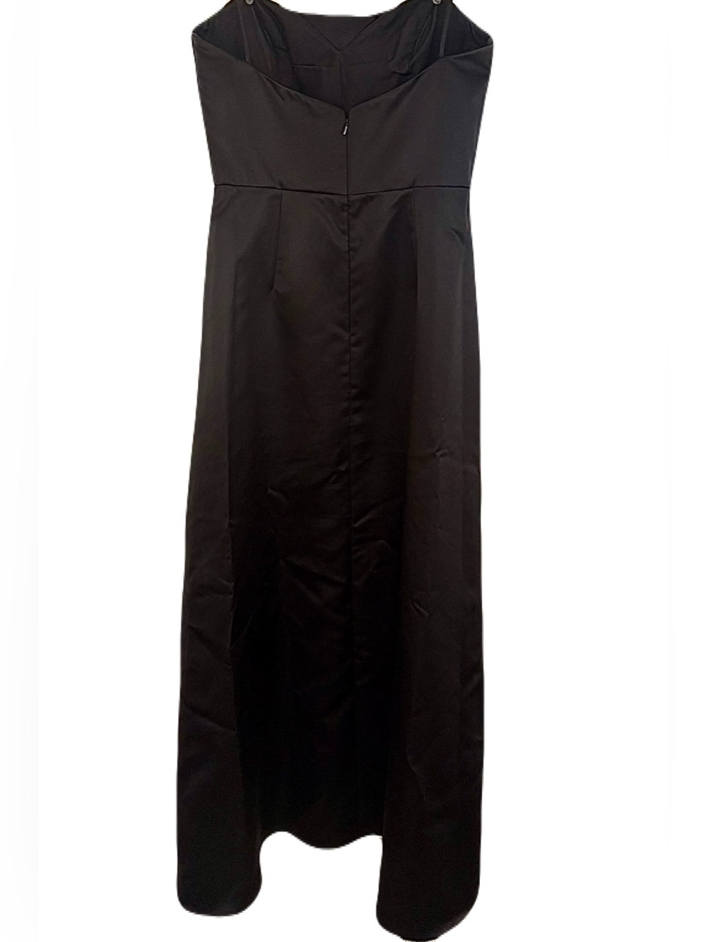 Black Tie Bridesmaid Prom Formal Sheath Gown 8 - Picture 4 of 17
